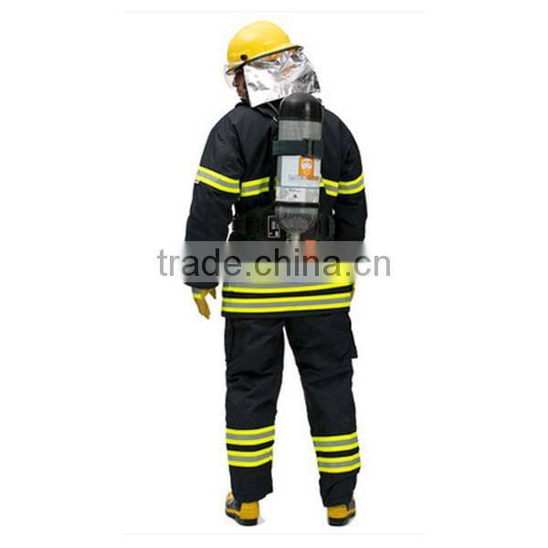 High visibility fireman workwear safety reflective clothing