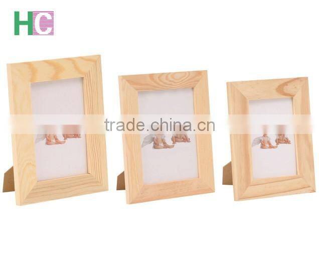 Customized Unfinished Wooden Photo Frames