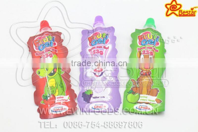 Funny Animal Shape Fruit Jelly Jam Candy/ Jelly Juice Drink