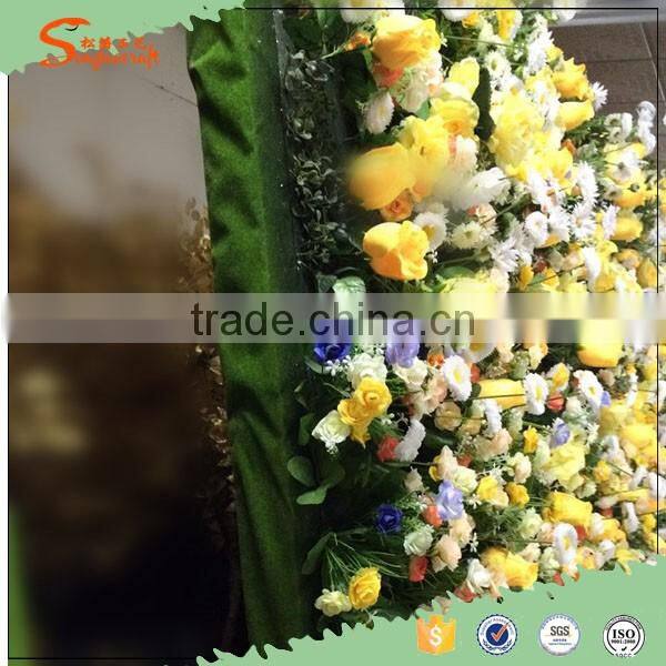 wedding artificial flower wall silk flower wall decoration