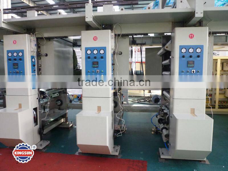 KYJG Series Computer Control High Speed Plastic Film 8 color Rotogravure Printing Machine price