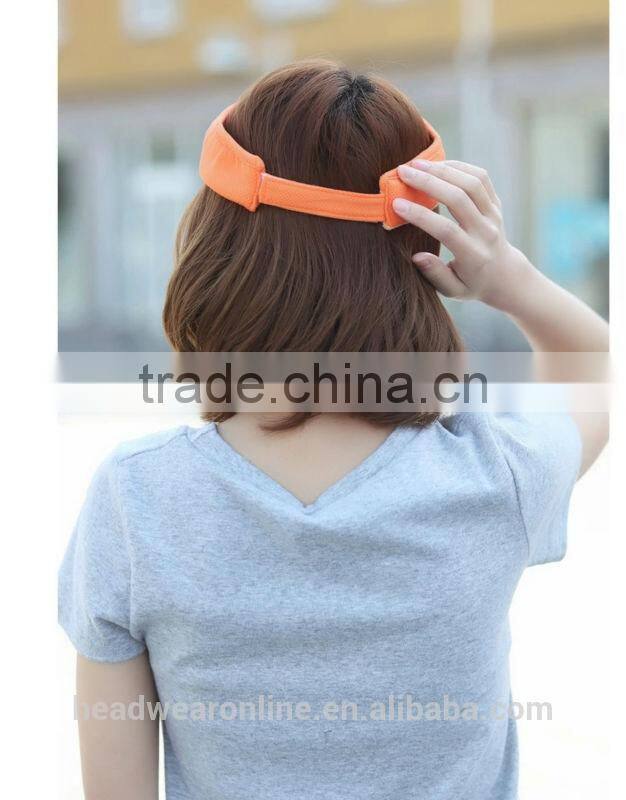 Custom Fashion Solid Color Mesh Fabric Sun Protection Visors China Factory