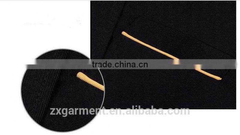 OEM Fashion Designer Poly Cotton red Hotel Men Jacket Chef Uniform