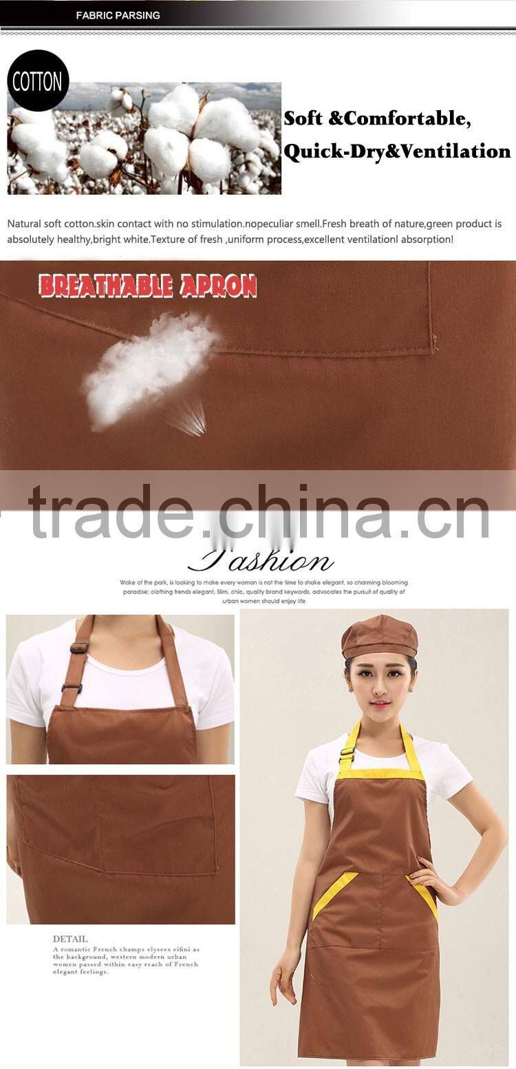 Cheap Promotion OEM Service printed plastic christmas apron