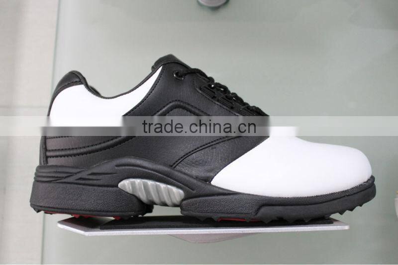 leather sport shoe brand name, mens colorful golf shoes, new model shoes women business