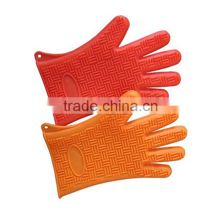 GZY 2015 waterproof high heat resistant silicone oven gloves