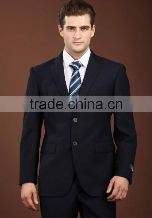 new designs men blue suit pant coat