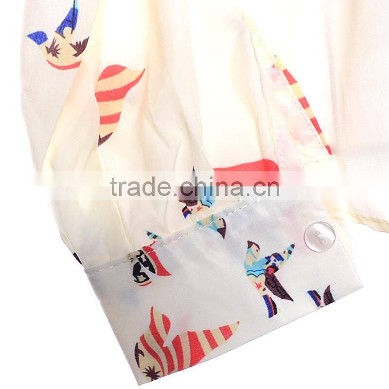 Latest Hot sell long sleeve lace shirt,chiffon shirt,long sleeve shirt