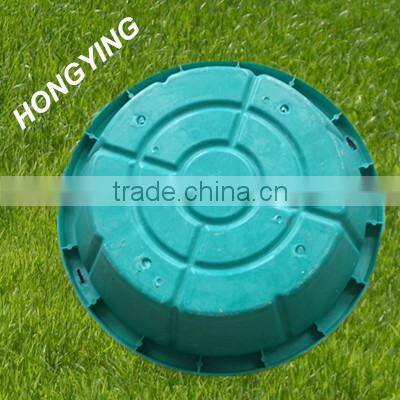 Round fiberglass plant pot manhole