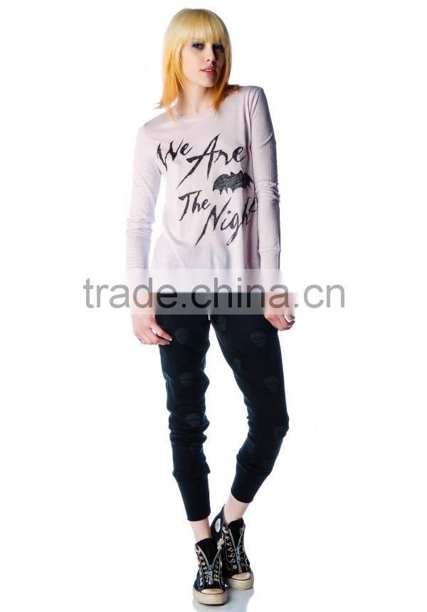 wholesale fashion print sportwear sweatpants for women