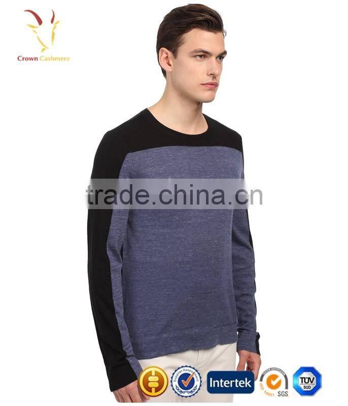 Knitting Mens Cotton Cashmere Heavy Knit Sweaters