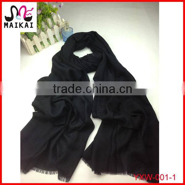 Wholesale 2014 winter hot fashion 100% wool blue scarf
