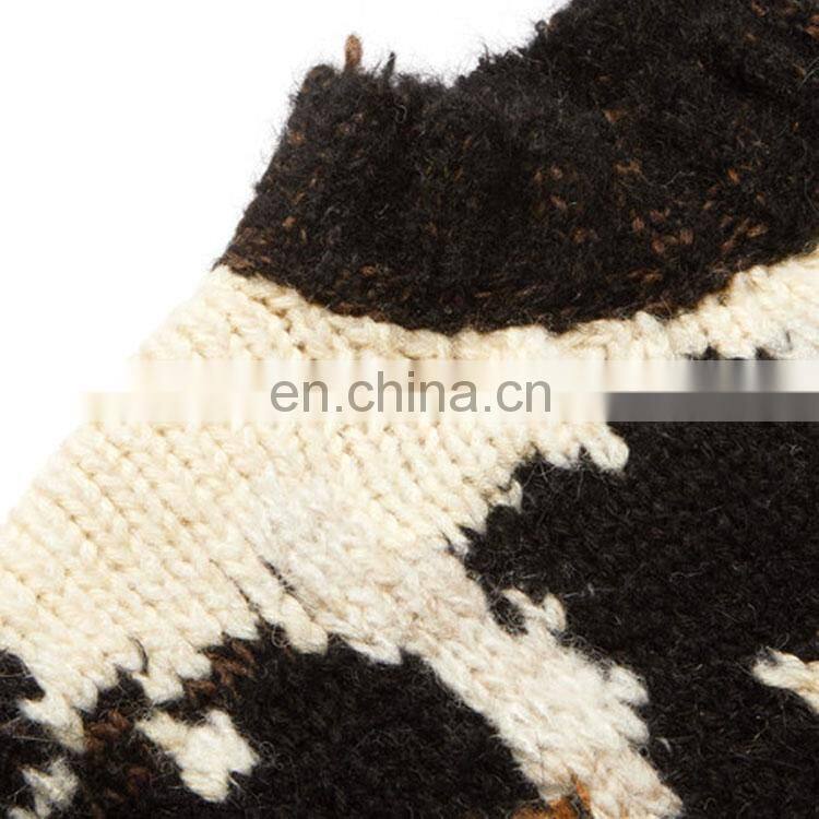 New Innovation Products Best Selling Clothing Casual Style Crew Neck Oversized Wool-Blend Sweater