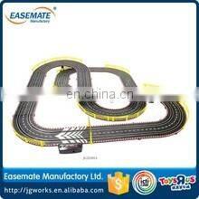Hot sale railcar series plastic track toys car with hand generator