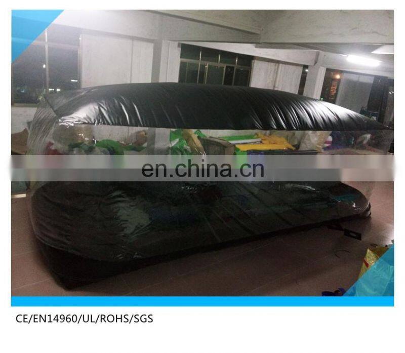 dust proof indoor bubble tent/ inflatable car cover, car capsule storage
