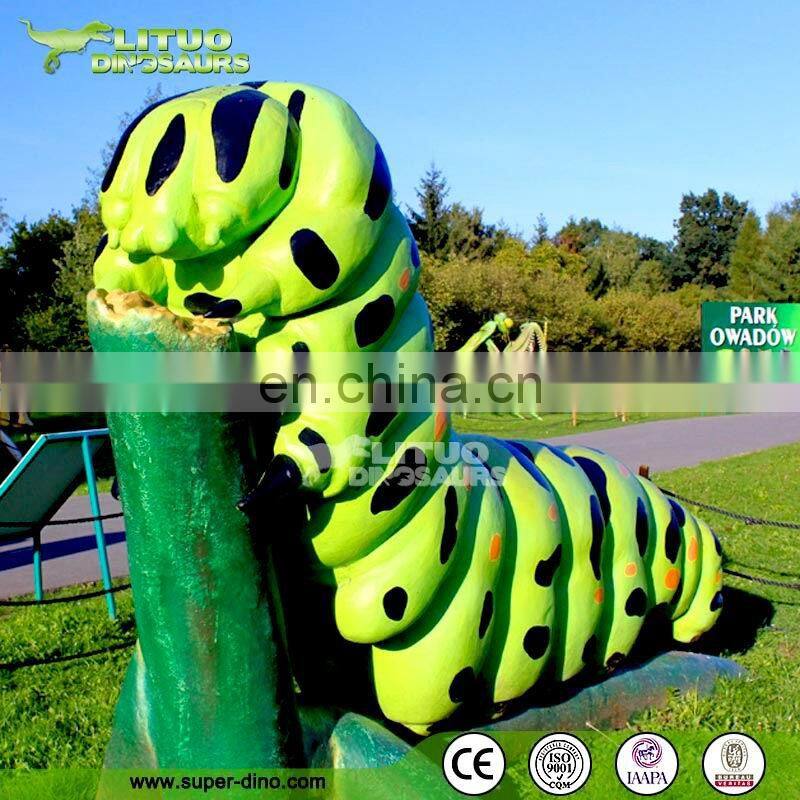 Amusement Park Model Colorful Big Size Simulation Insects