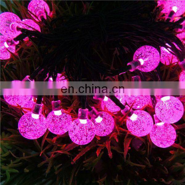 Christmas LED String Lights Solar Illumination 30 White Lights
