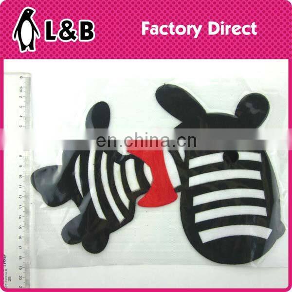 wholesale bear shape custom design iron on patches