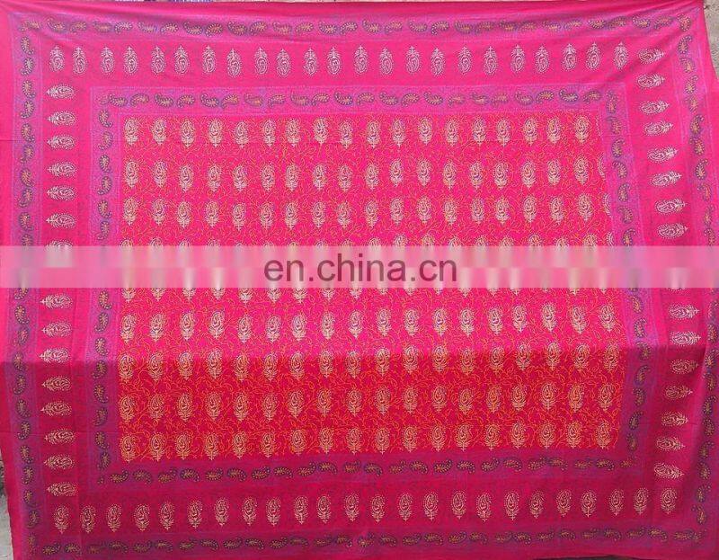 Best sale high quality pretty elegant colorful wholesale indian printed bedsheets
