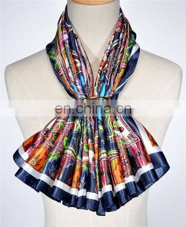 simple design multifunction alloy metal scarf buckle Women Silk Scarf Decorations Brooches Pins Wholesale