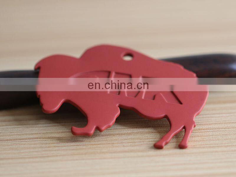 Hot selling custom metal label tag for keychain parts