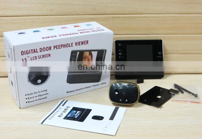 LCD Digital Doorbell Camera 120 Degrees Camera Photo With Doorbell