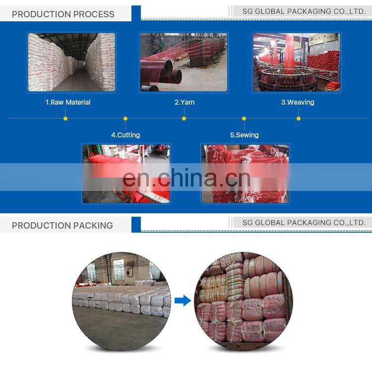China Factory Raw Material Packing Onion Net Bag