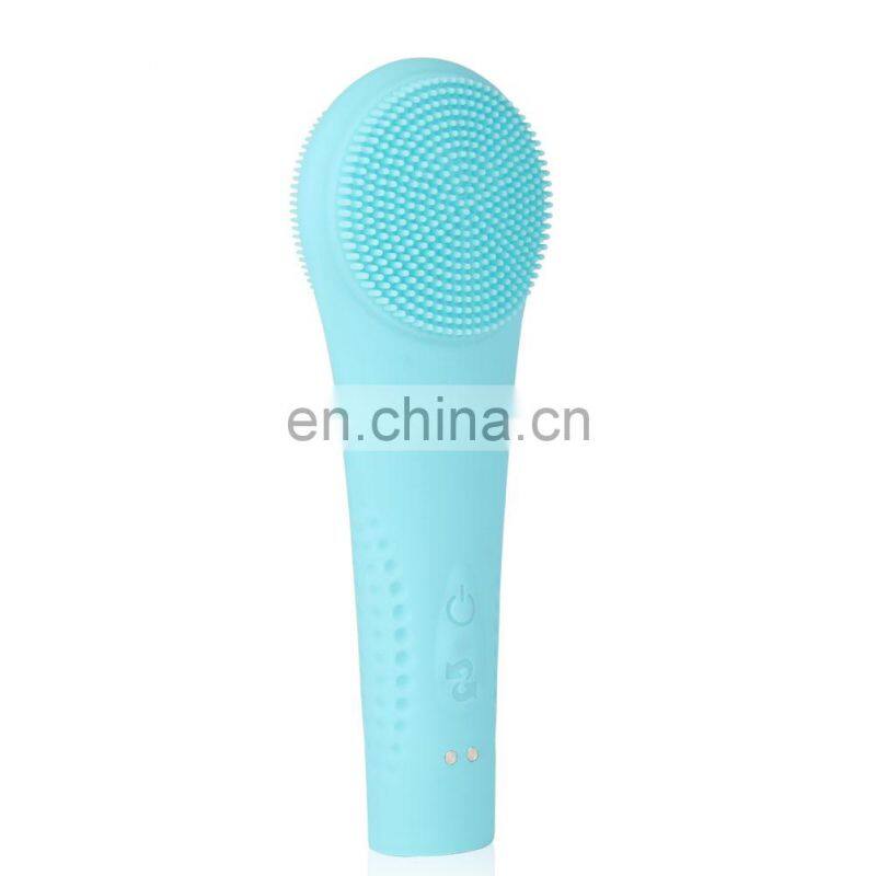 LEVETT Jeos Silicone Facial Cleansing Brush IPX7 Waterproof Mini Magnetic Rechargeable Massager with 10 Skincare Modes