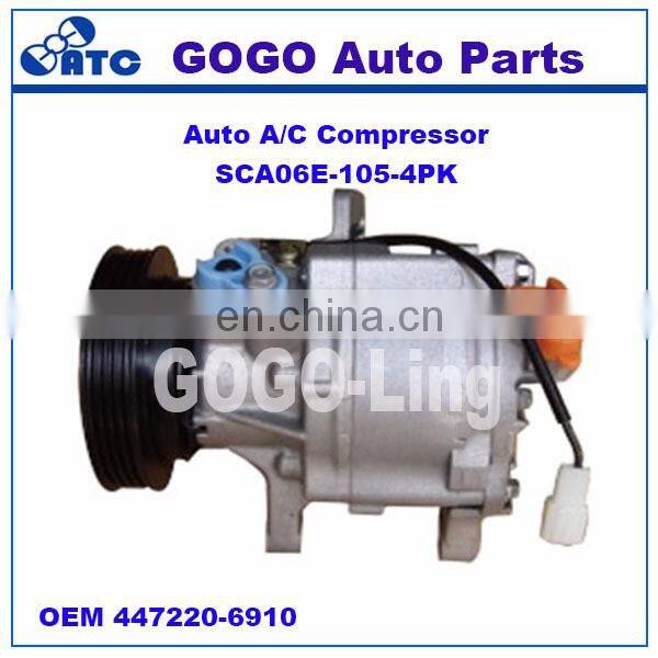 SCA06E Air Conditioning Compressor for Toy ota Terios 1.3L 1998-2004 OEM 447220-6910
