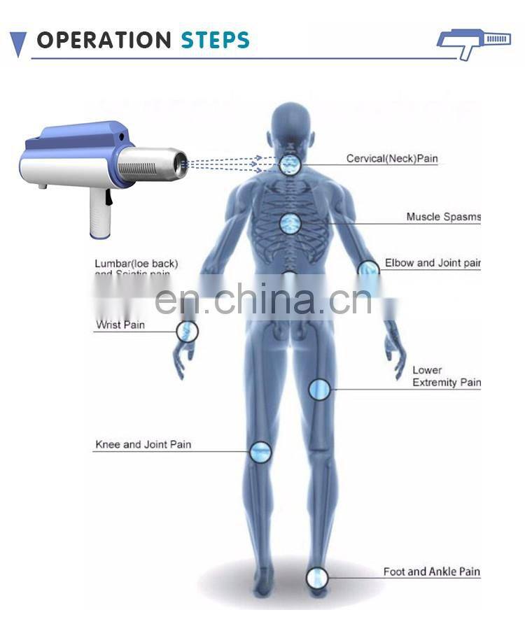 Newest Professional Physical Therapy Titanium Magnetic Waves Back Pain Massage Beauty Machine