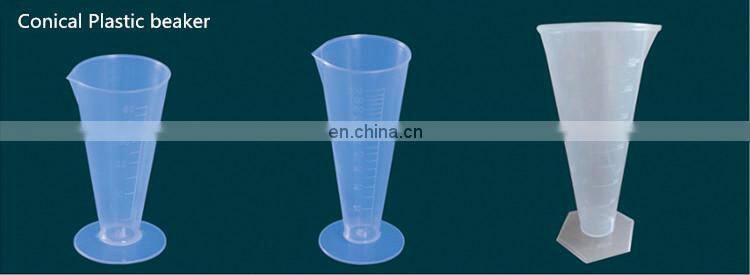 Laboratory Kitchen Plastic Polypropylene PP Cone Taper Measuring Beaker With Spout