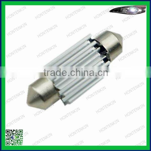 High Quality 36mm 2SMD 5050 LED C5W License Plate Light (white) metal shell festoon canbus led