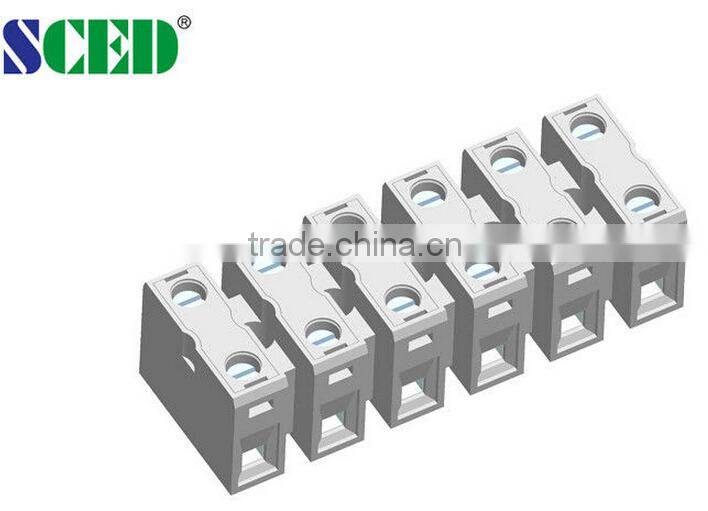 Panel Feed Through Terminal Connectors With Protection Current Through Panel