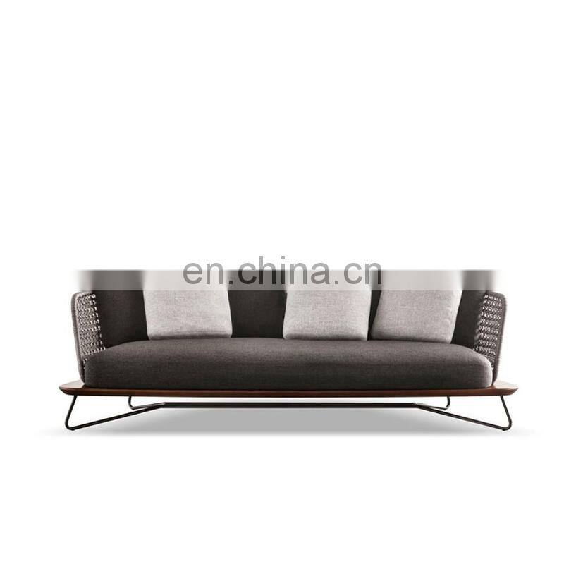 Luxury marble table Popular outdoor furniture Italy design outdoor sofa new customized modern fabric sofa