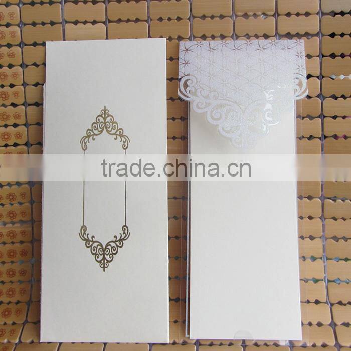 2014-2015 Graceful Bengali Transparent Wedding Invitation Card