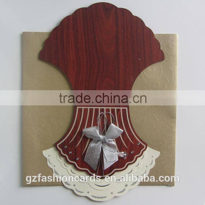 2014 Luxury Wooden Wedding Invitations