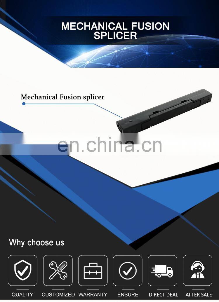 Factory Supply FTTH Optic Fiber Field Assembly Mechanical Splice Fast Connector Fusion Splice for Drop Cable