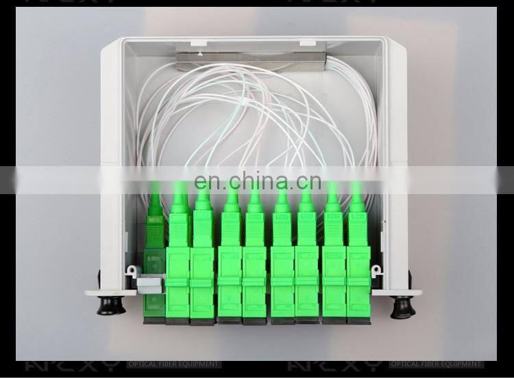 FTTH 1X16 PLC Insertion Type cassette Fiber Optic box Splitter with SC/apc connector