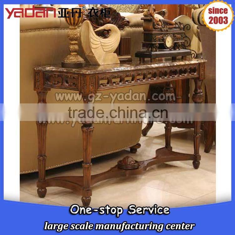 French style half moon console table simple design, cheap marble top console table