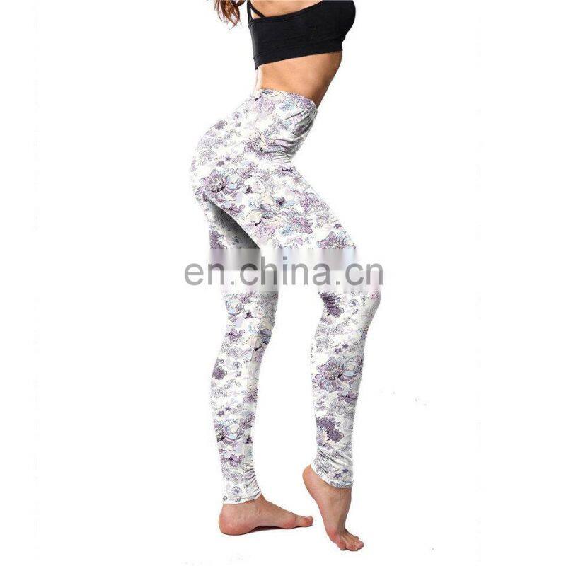 New Style Arrival Women Printing Leggings Polyester Elastic Fitness Workout Pants Legging Female Push Up Leggings