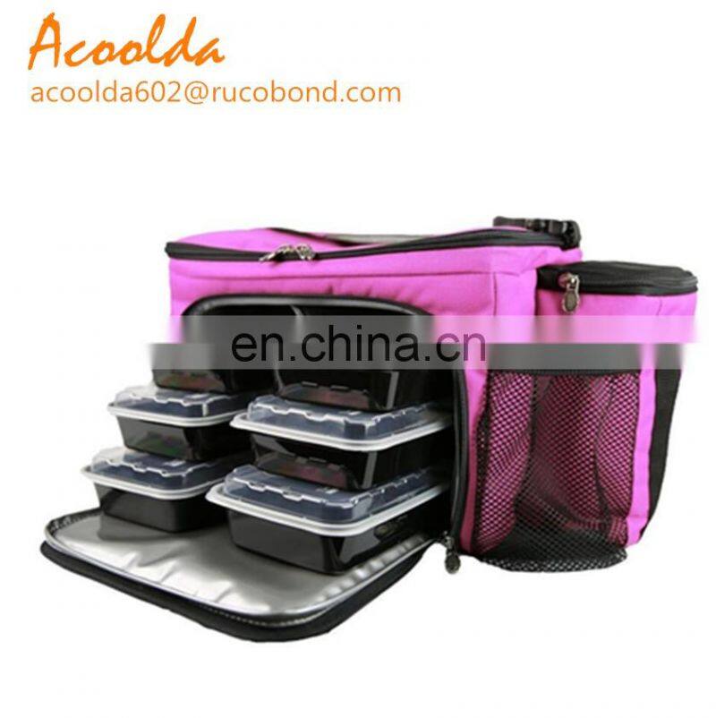 Waterproof Oxford Fabric Aluminum Foil Insulated Thermal Lunch Cooler Bag