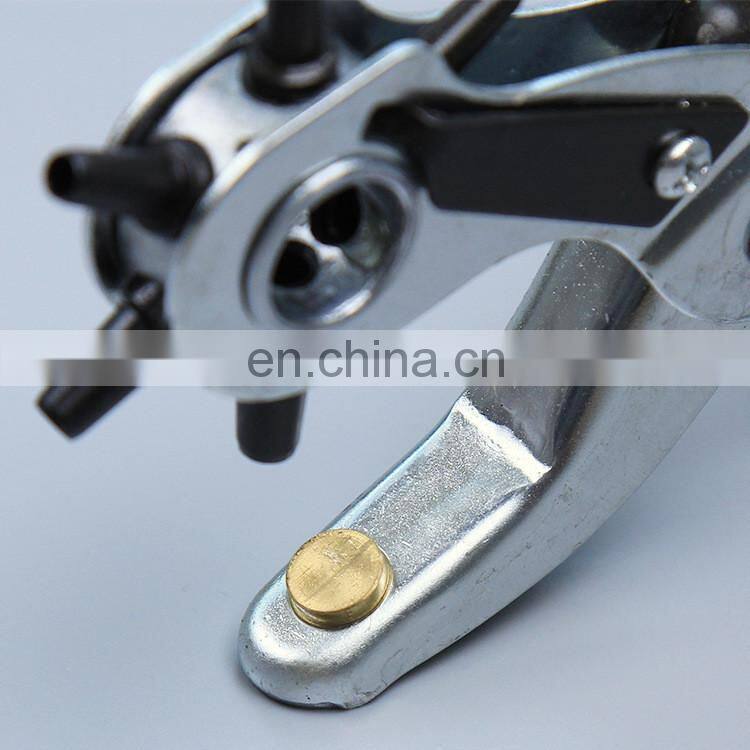 Leather Belt Hole Punch Plier Eyelet Puncher Revolve Sewing Machine Bag Setter Multi-function punch tool