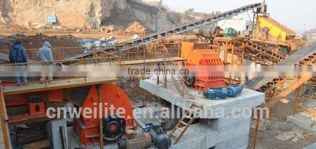 limestone crusher in the stone production line / calcite crush production line / quartz stone crush production line