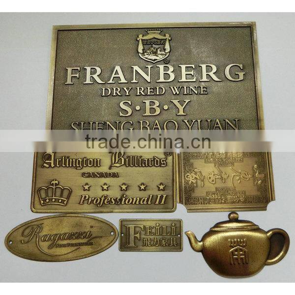 labels etched metal nameplates aluminum nameplates