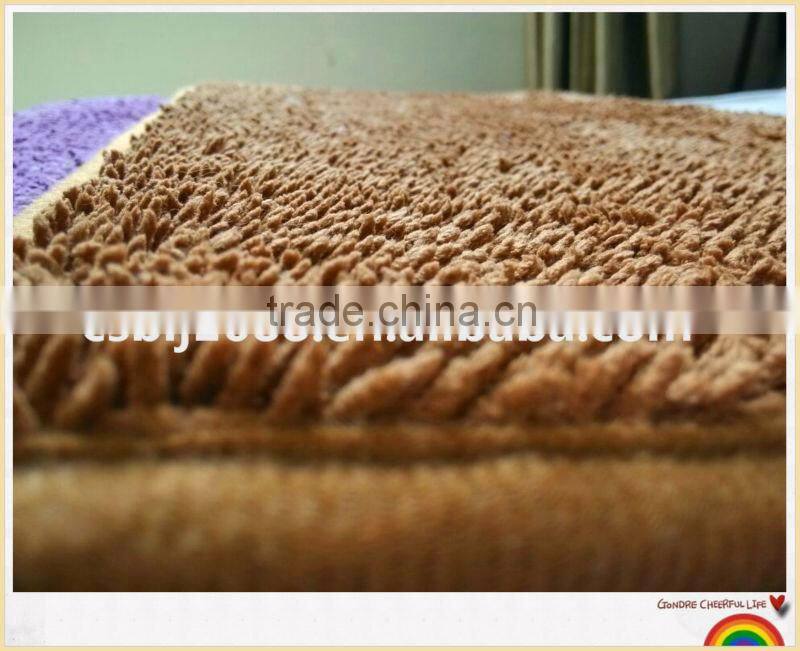 chenille mat with features of super absorption and soft touch