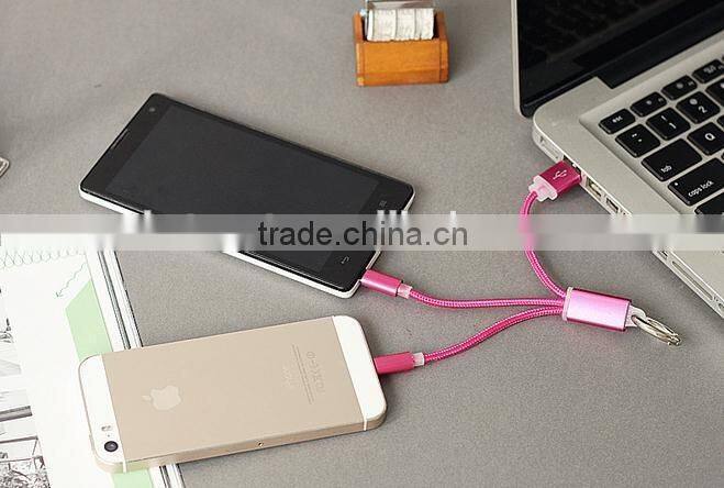 portable Customized Double Speed Fast Charge22awg 2A 5Pin Micro USB Cable For MFI Certified Manufacturers