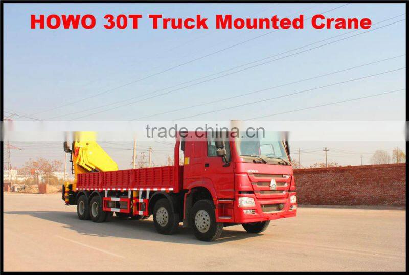 2015 hot sale low price howo euro2 2Ton mini Truck Mounted Crane for sale made in china