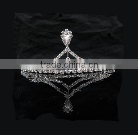 Best Selling Wholesale Wedding Hair Jewelry Crystal Crown Headband For Sale