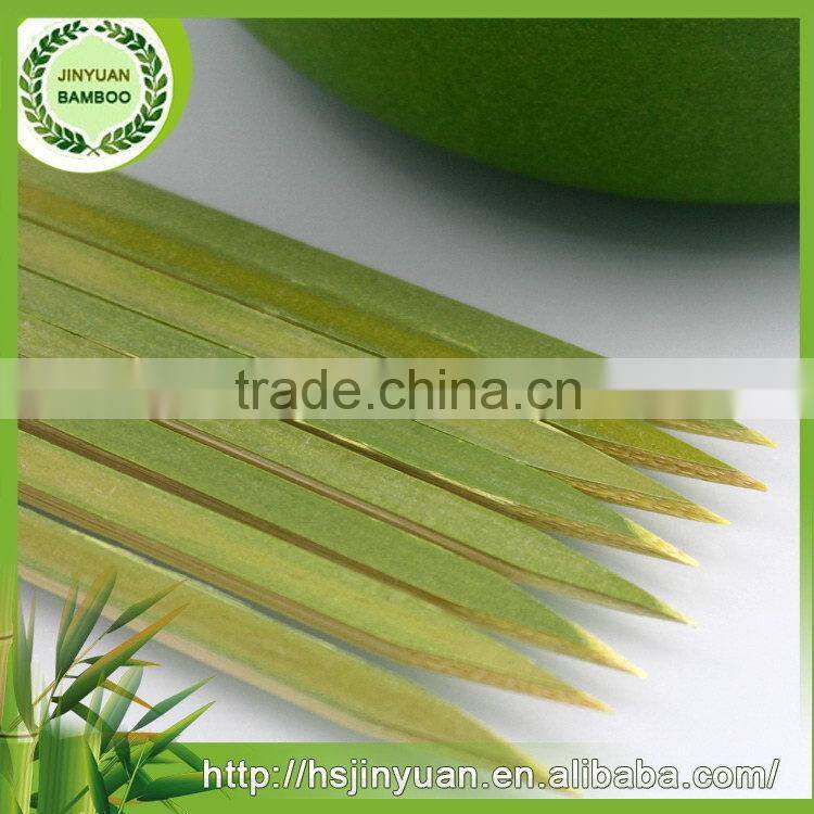 Best price best quality flat bamboo skewer with logo