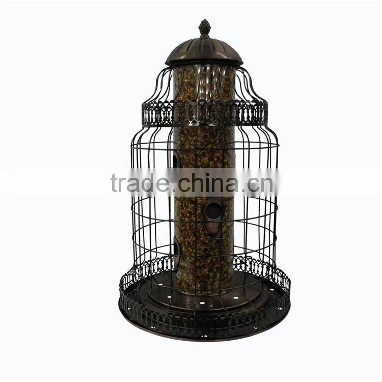 stainless cast iron steel bird feeder birdbath